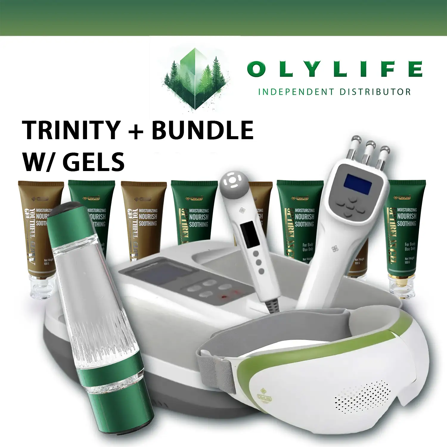 OlyLife Trinity+ Package Bundle (with Gels)